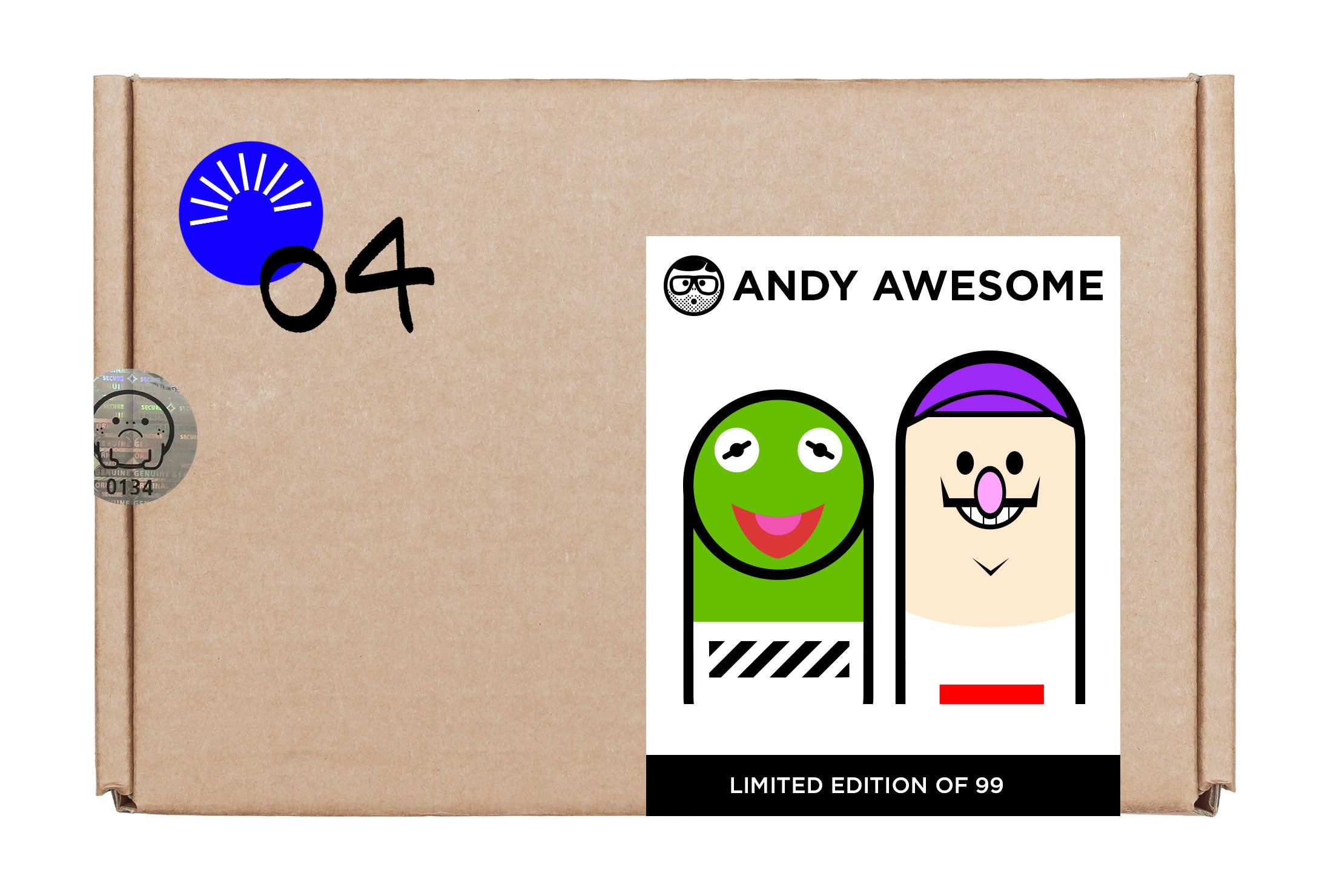 The Andy Awesome Collector’s Surprise Box – Edition of 99
