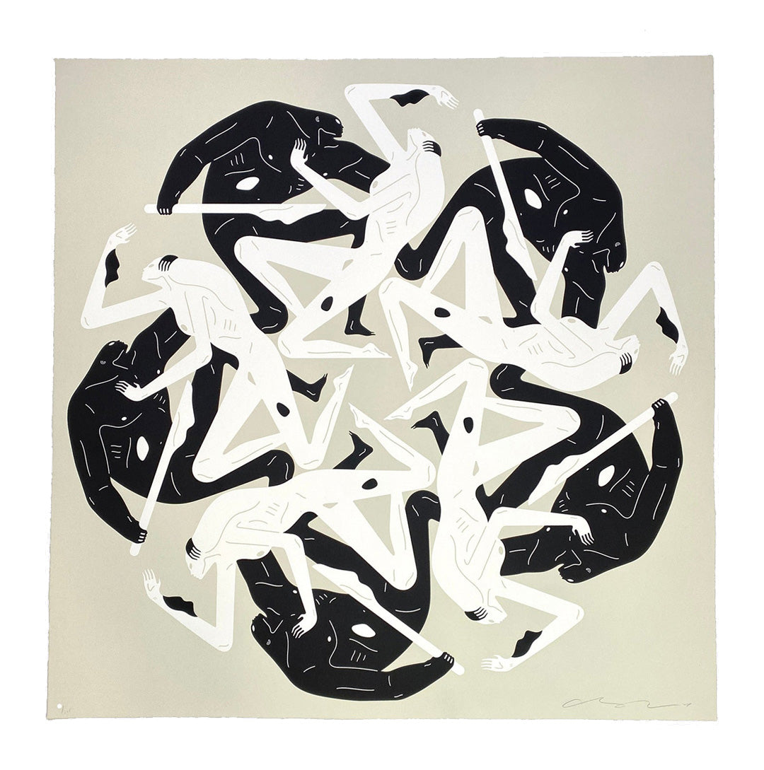 Cleon Peterson - On the sunny side of the street (white)